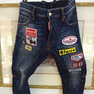 DSQUARED2 «Tidy Biker» Jeans - Italian Size 44 = US 29